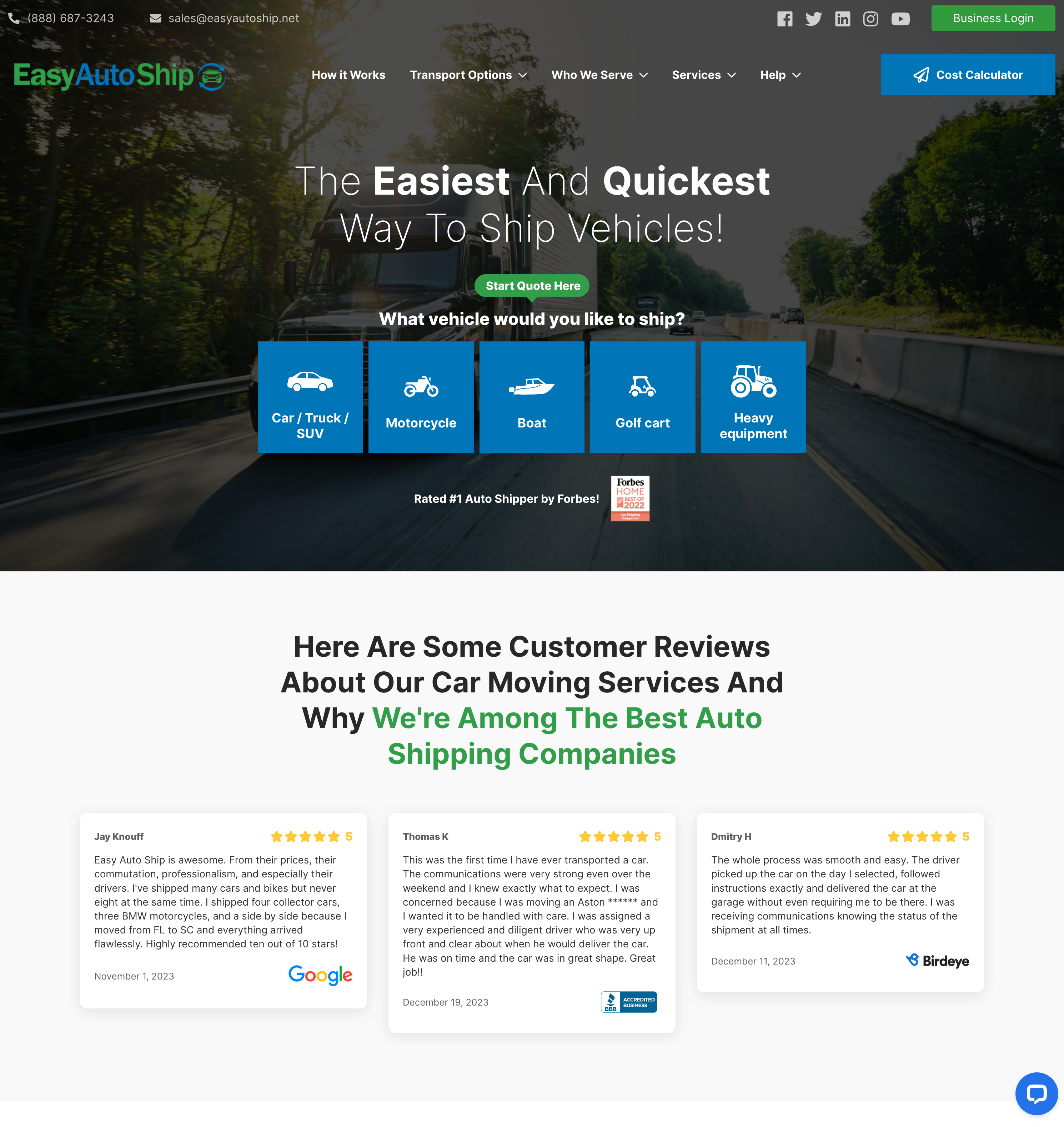 Service business graph