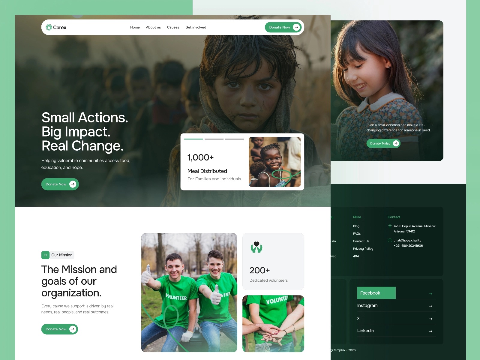 NGO Landing Page
