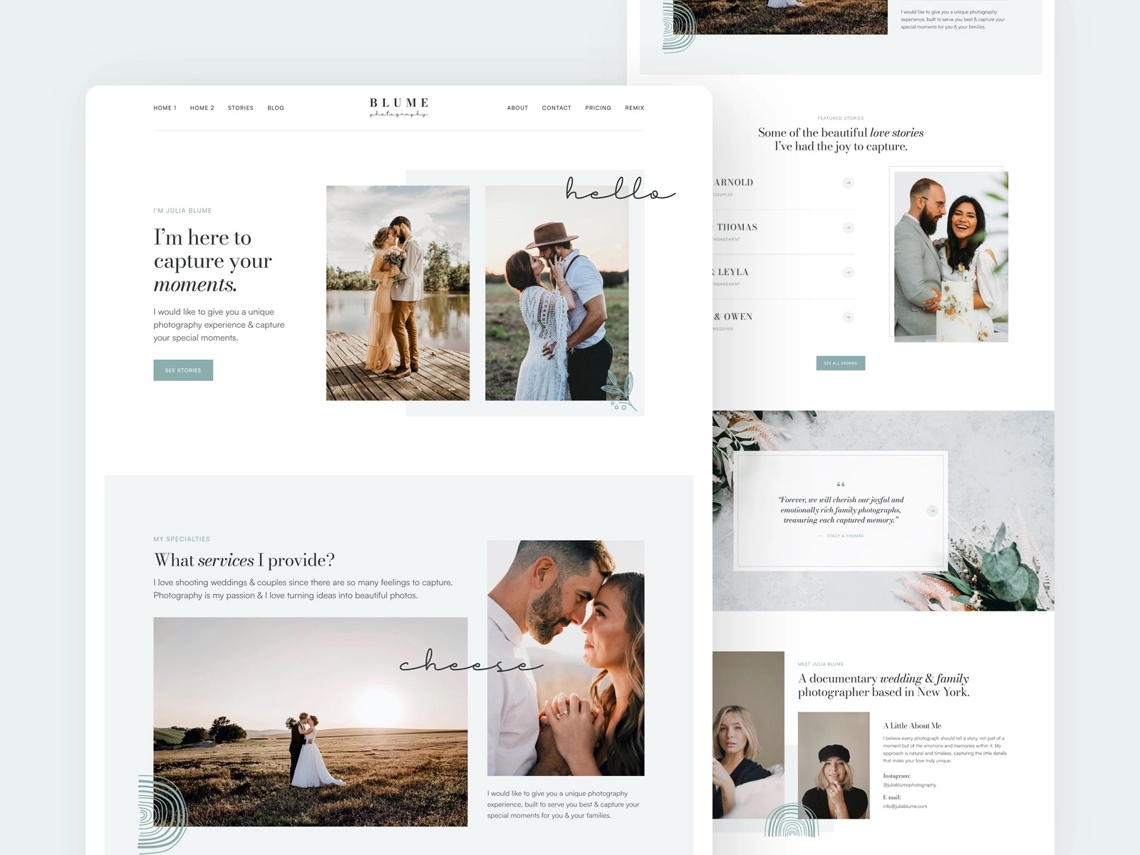 Photographer Landing Page
